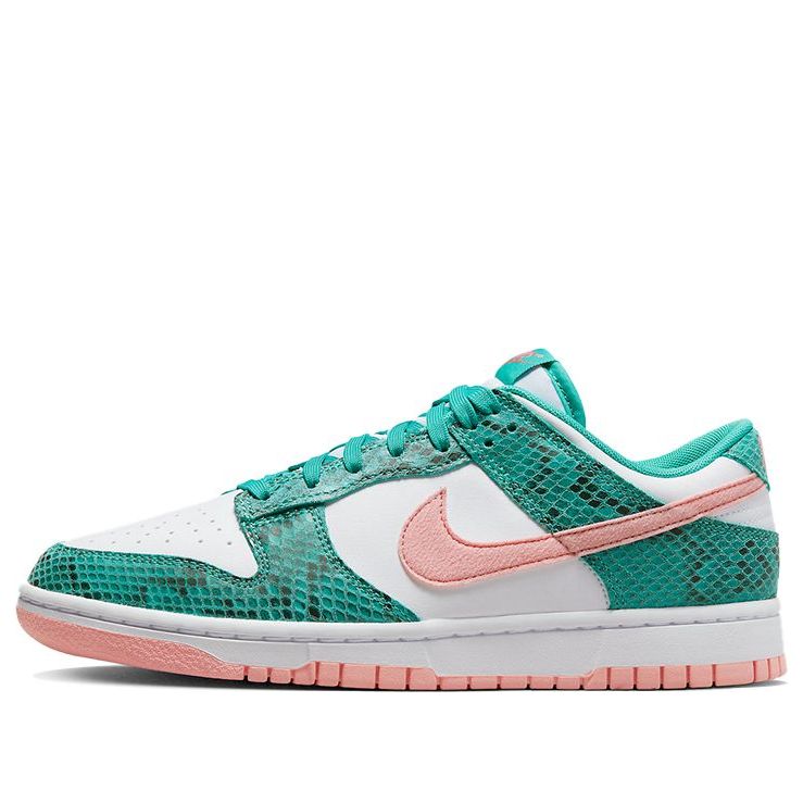 Nike Dunk Low 'Washed Teal Snakeskin'  DR8577-300 Iconic Trainers